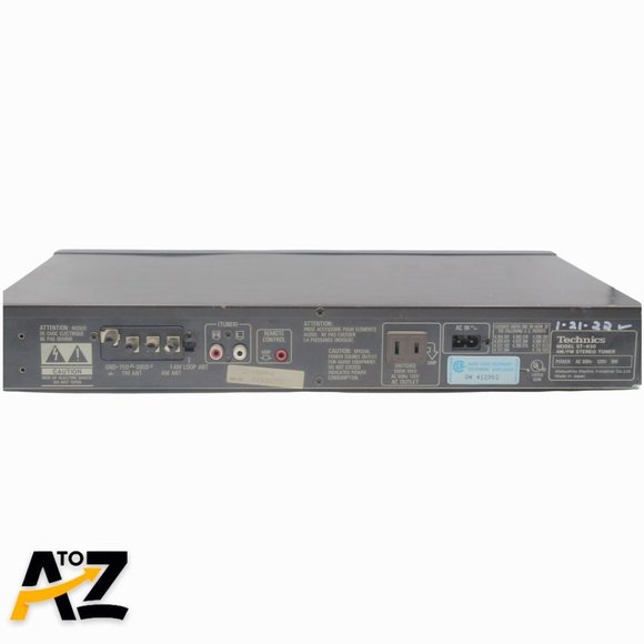 Nice Collectible Vintage Quartz Synthesizer AM/FM Stereo Tuner Technics ST-K50 - Picture 7 of 12